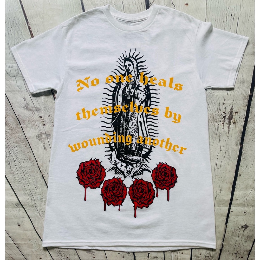 Virgin Mary Graphic Tee NWT! - Picture 6 of 13